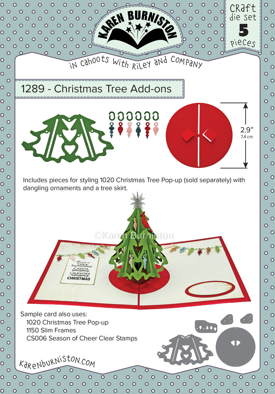 Karen Burniston - Dies - Christmas Tree Add-Ons