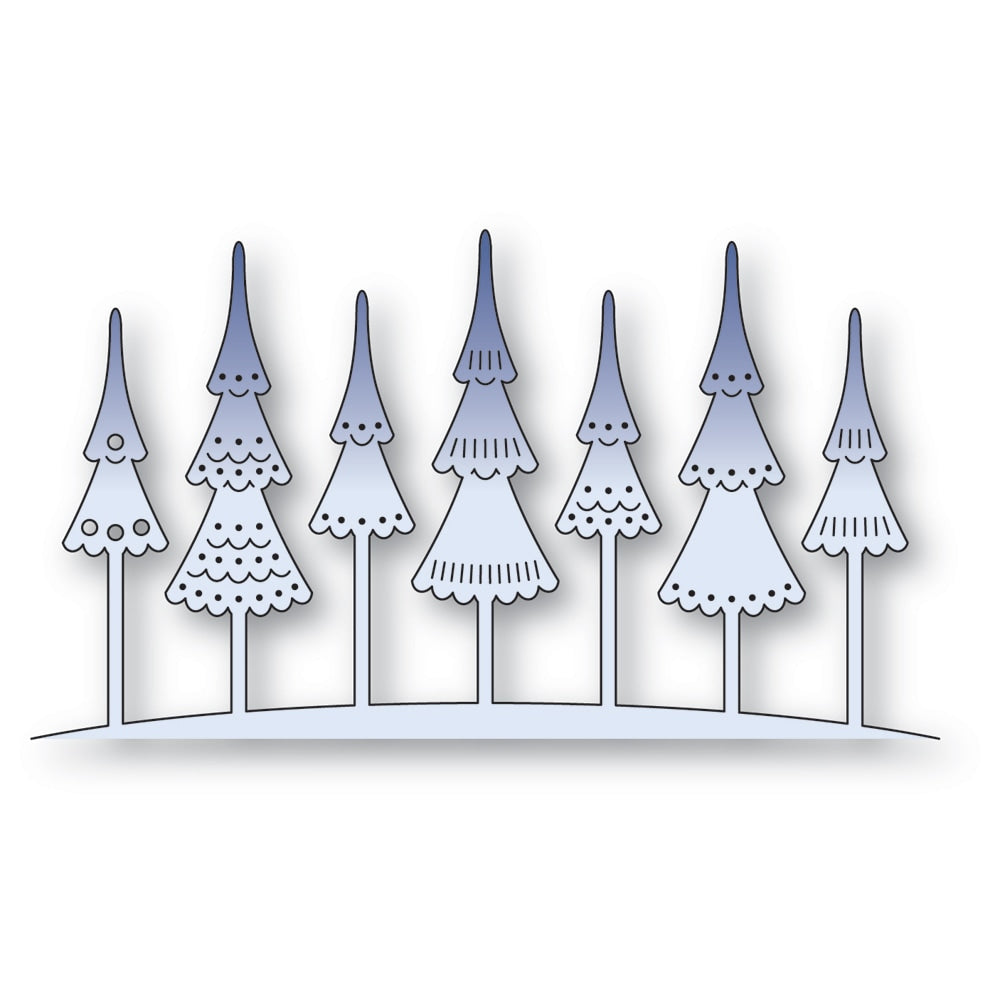 Poppystamps - Dies - Nordic Treeline