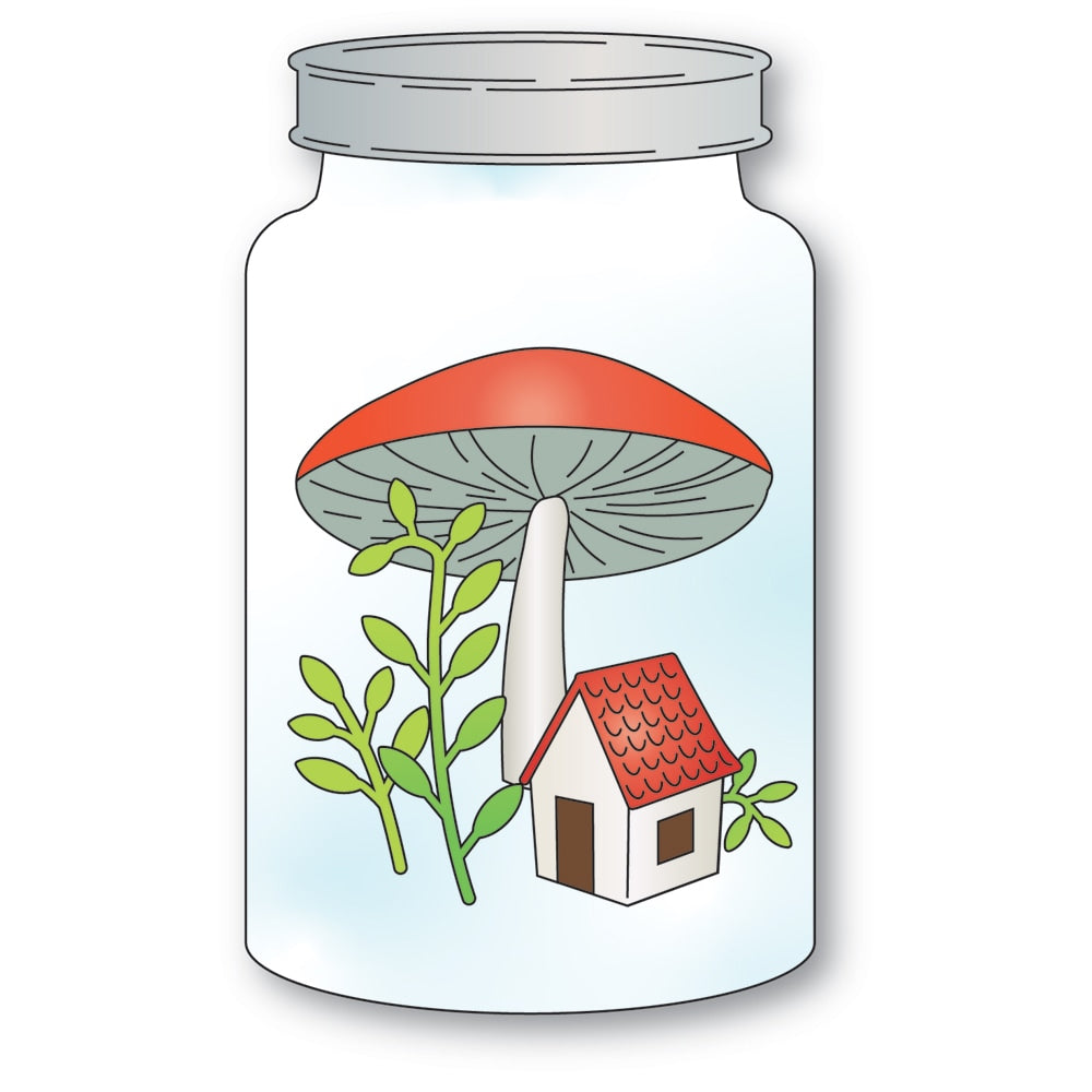 Poppystamps - Dies - Cottage Terrarium