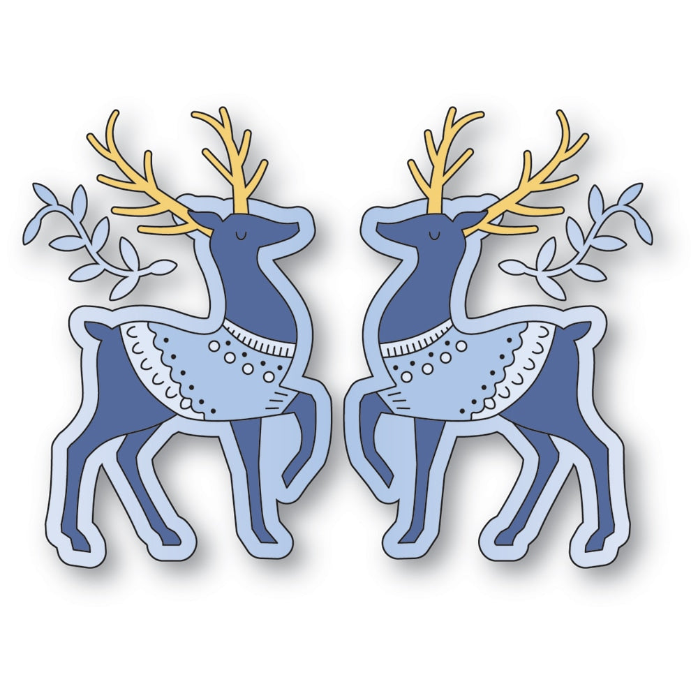 Poppystamps - Dies - Nordic Regal Deer