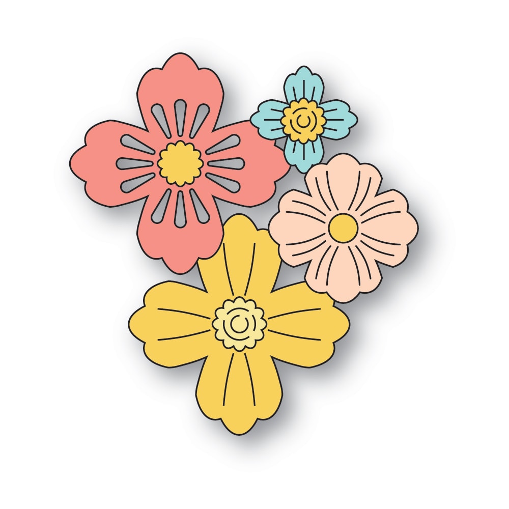 Poppystamps - Dies - Fabulous Florals