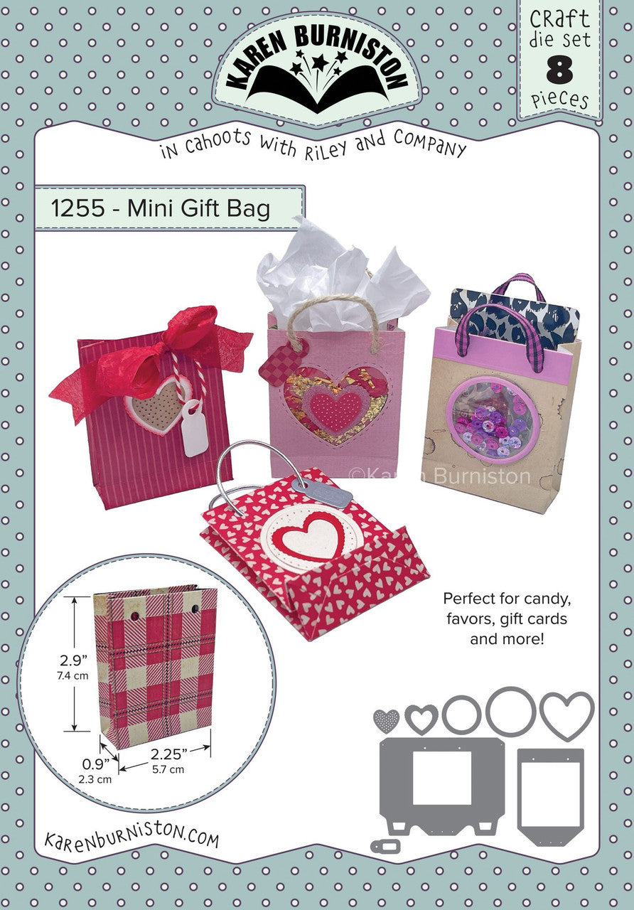 Karen Burniston - Dies - Mini Gift Bag