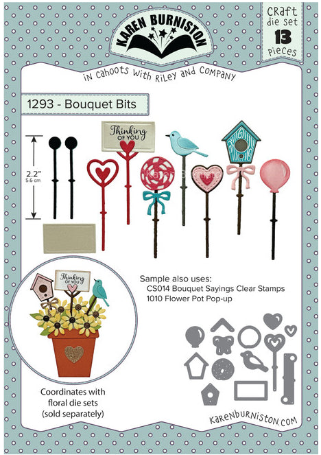 Karen Burniston - Dies - Bouquet Bits