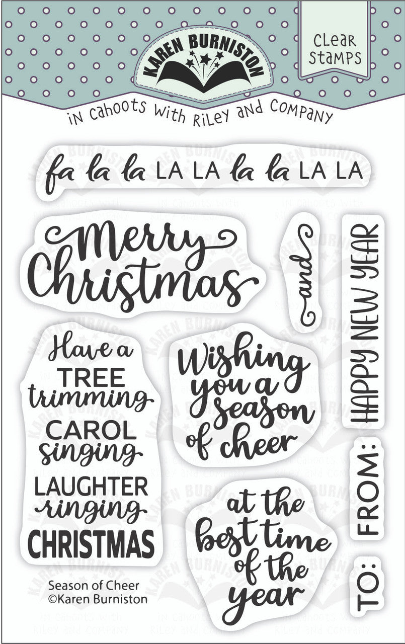 Karen Burniston - Clear Stamps - Season Of Cheer