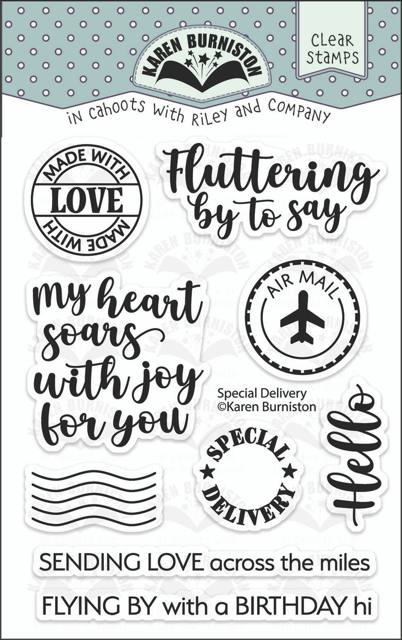 Karen Burniston - Clear Stamps - Special Delivery