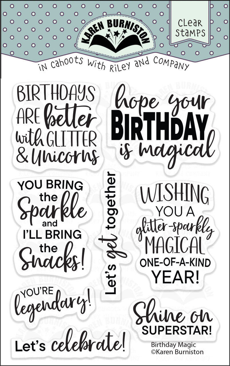 Karen Burniston - Stamps - Birthday Magic