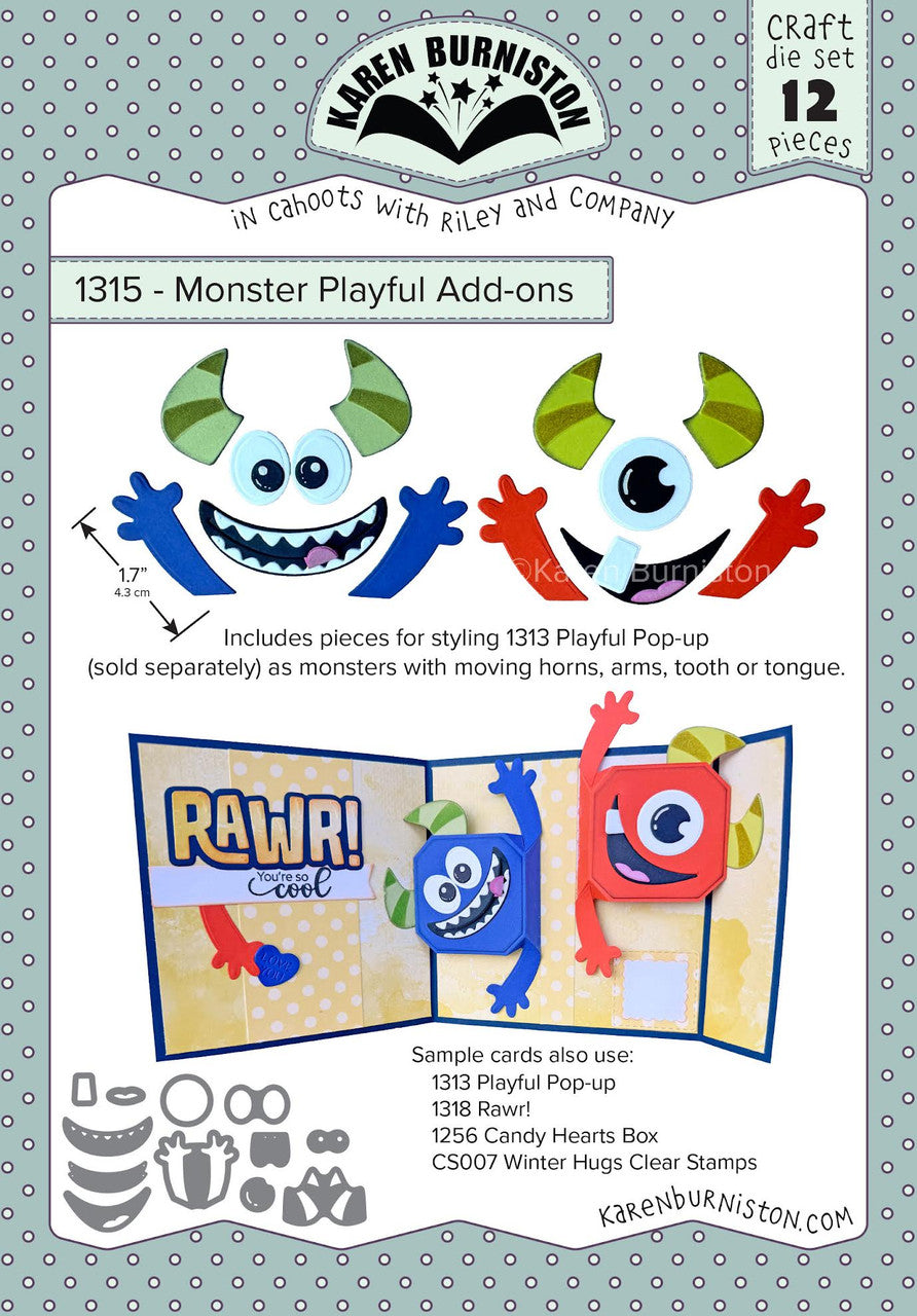 Karen Burniston - Dies - Monster Playful Add-Ons