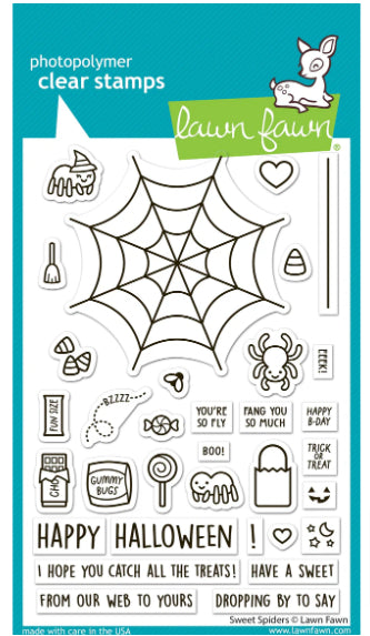 Lawn Fawn - Sweet Spiders Stamps
