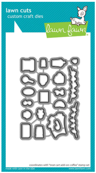 Lawn Fawn - Treat Cart Add-On: Coffee Dies