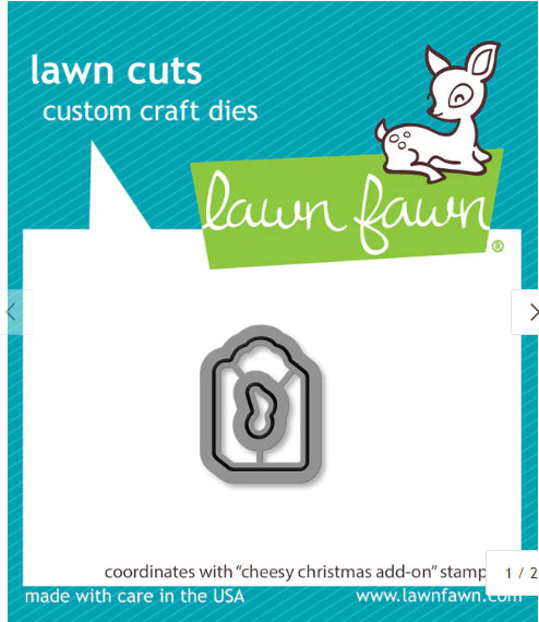 Lawn Fawn - Cheesy Christmas Add-On Dies