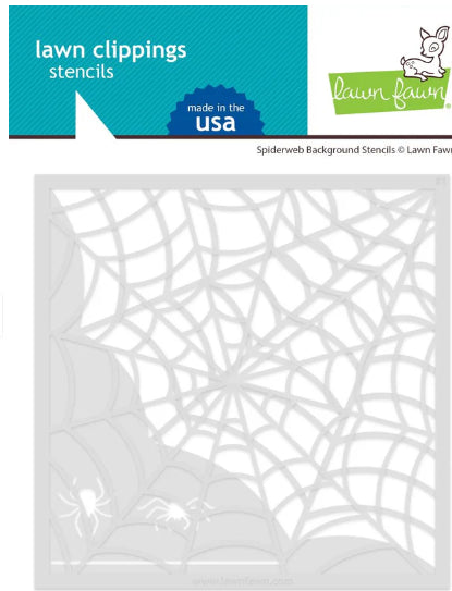 Lawn Fawn - Spiderweb Background Stencils