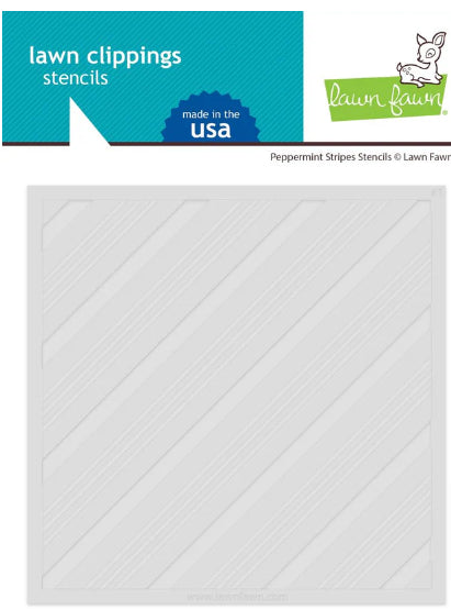 Lawn Fawn - Peppermint Stripes Stencils