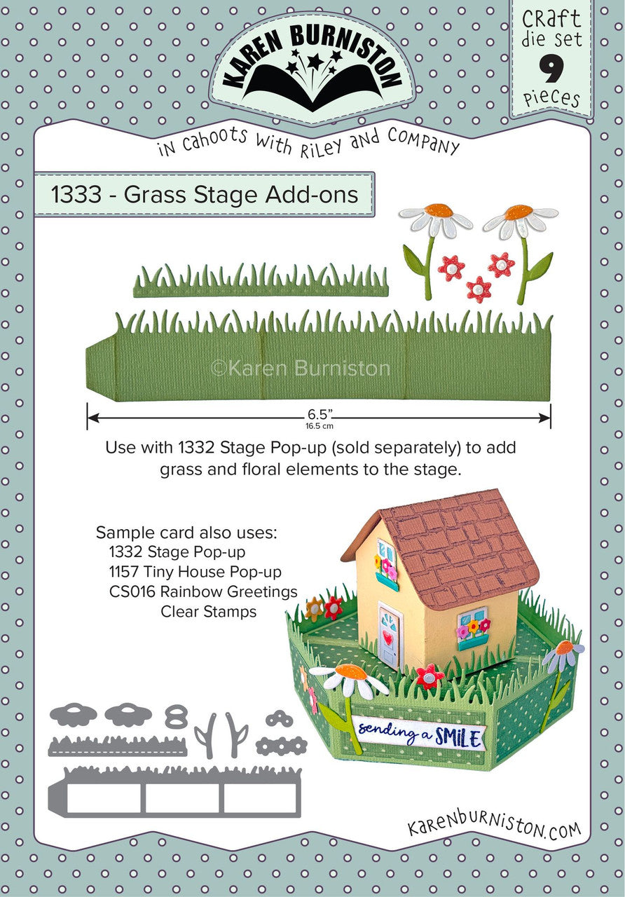 Karen Burniston - Dies - Grass Stage Add-Ons ( Ships Feb. 9th)