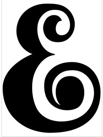 Darice - Embossing Folder - Ampersand