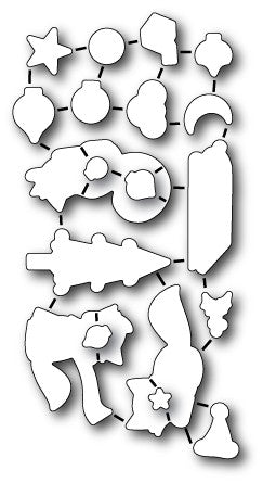 Poppystamps - Foxy Holiday Die Set