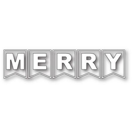 Poppystamps - Dies - Merry Banner