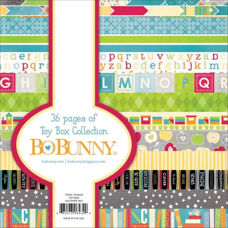 BoBunny - Paper Pad - 6" x 6" - Toy Box