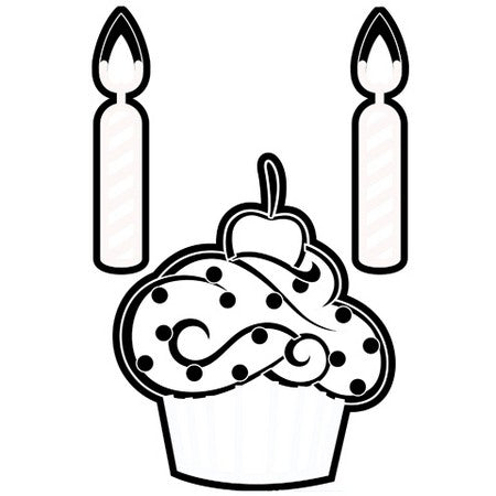 Darice - Dies - Cupcake & Candles