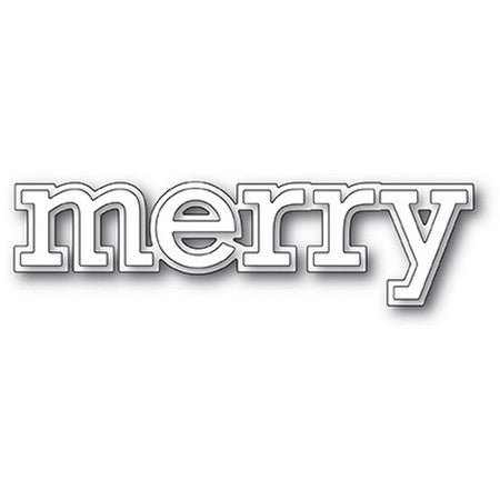 Poppystamps - Dies - Merry Outline