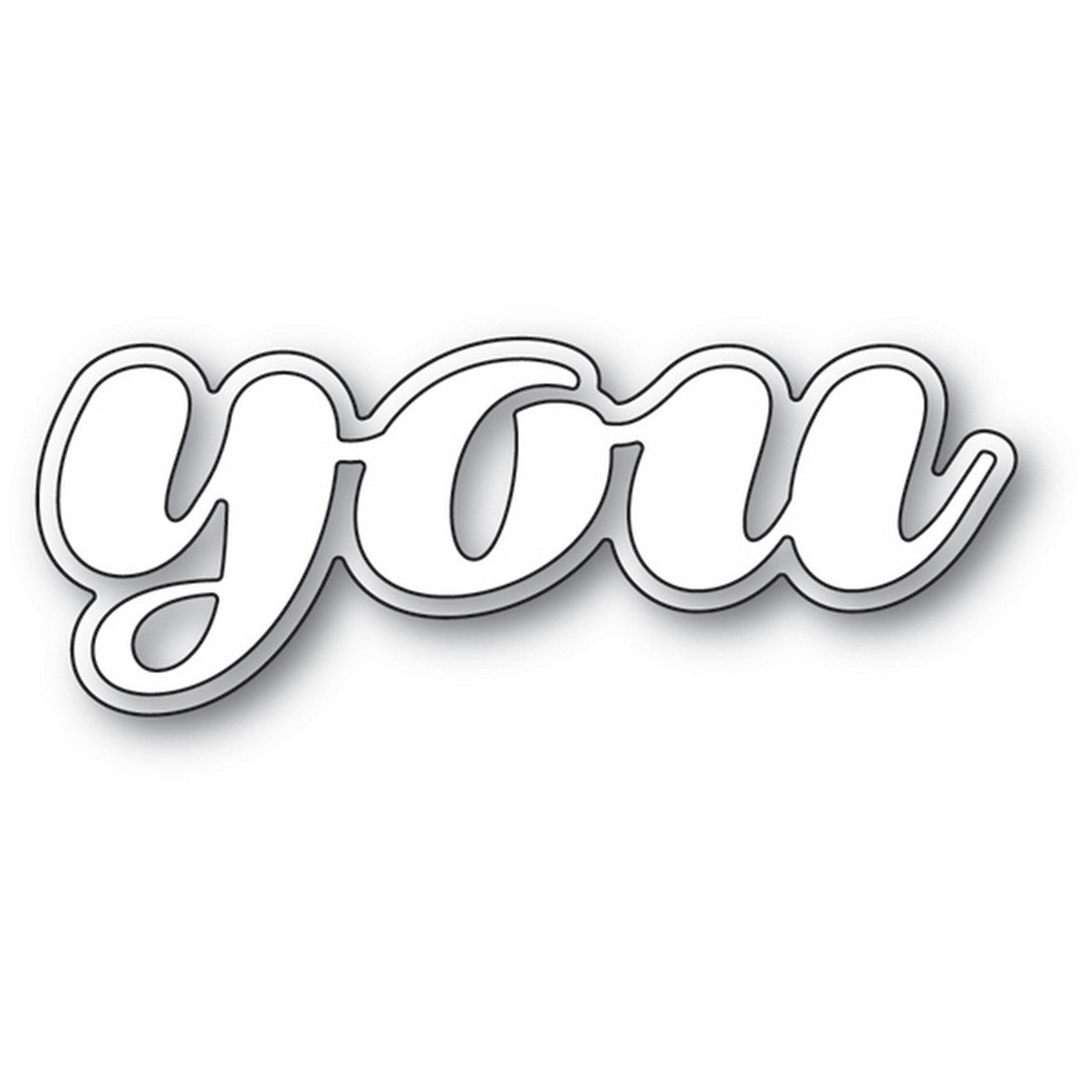 Poppystamps - Dies - Luscious Script You