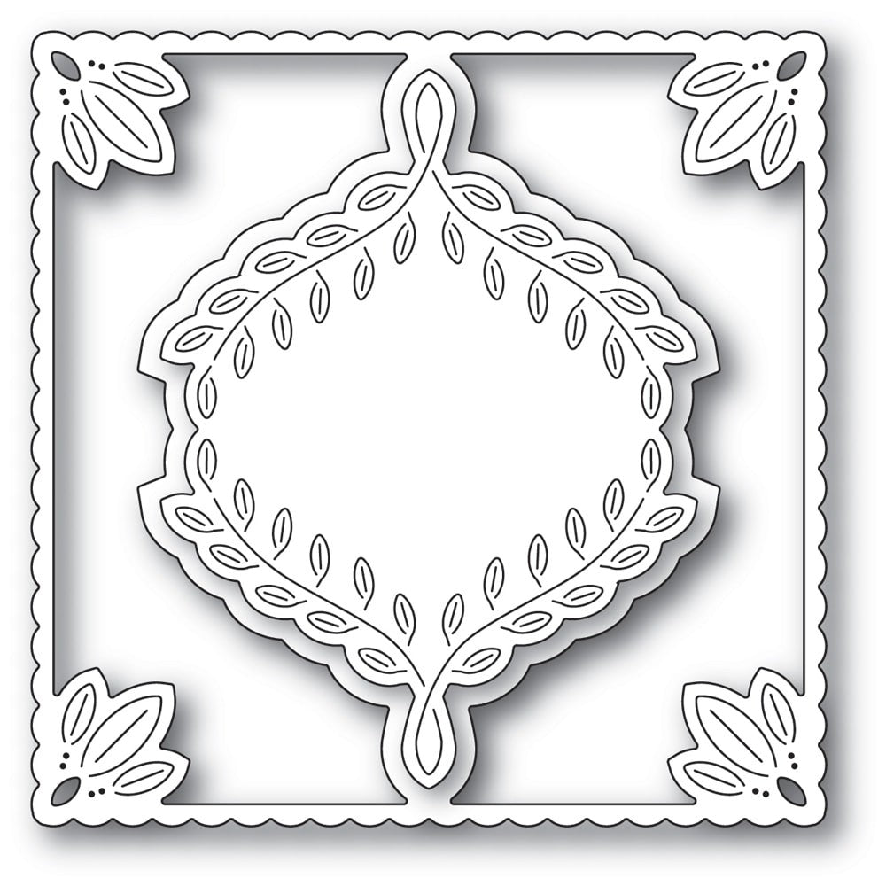 Poppystamps - Dies - Leafy Ornament Frame