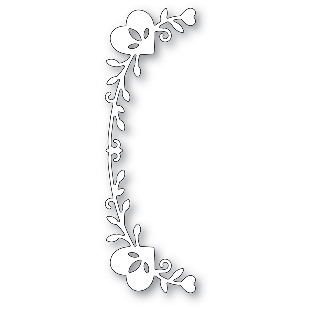 Poppystamps - Dies - Tall Curved Heart Arch