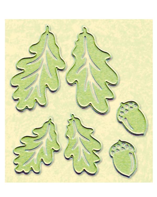 Lea'bilitie Die - autumn leaves cut and embossing die (Ships November 10)