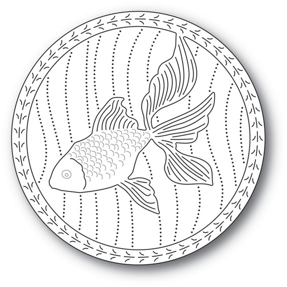 Memory Box - Dies - Serene Goldfish