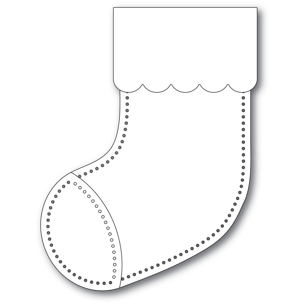 Memory Box - Dies - Scalloped Stocking