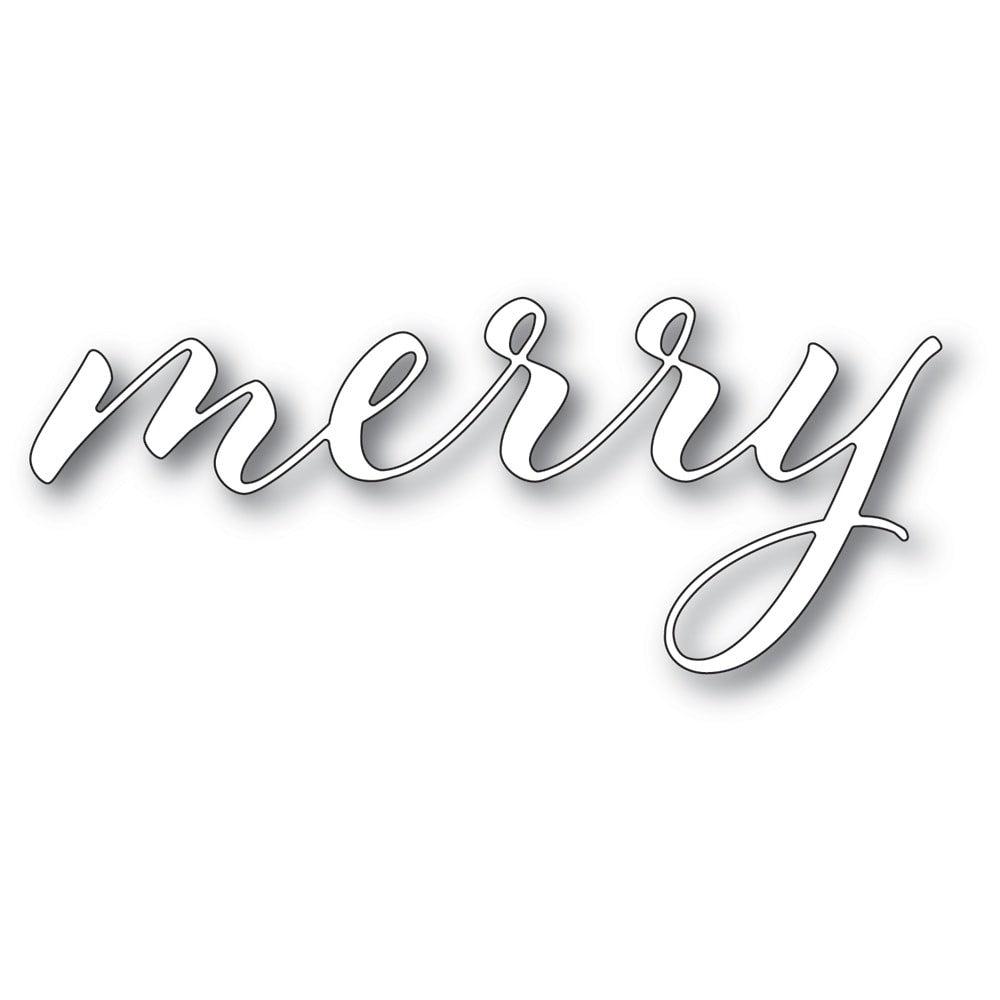 Memory Box - Dies - Merry Airy Script