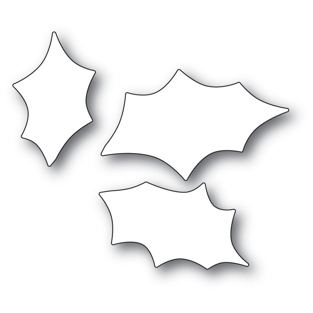 Memory Box - Dies - Scribble Holly Trio Background