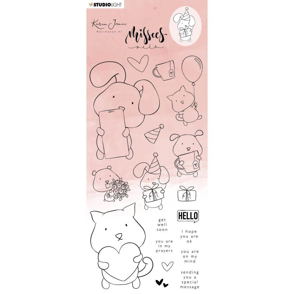 Studio Light - Clear Stamps - Karin Joan Missees - Pets