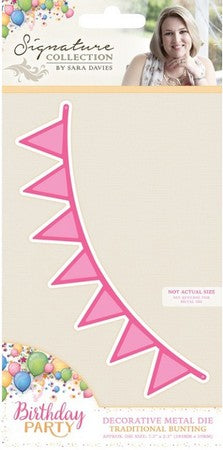 Crafter's Companion - Birthday Party Dies - Traditional Bunting