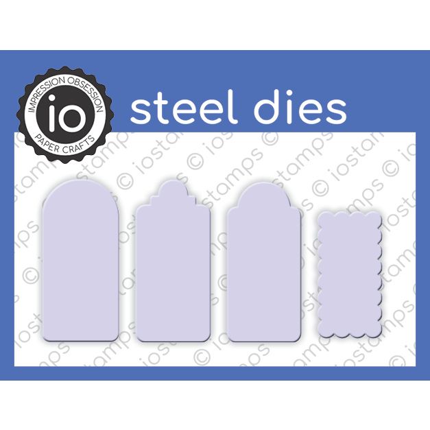 Impression Obsession - Dies - Mini Rectangle Tags 2