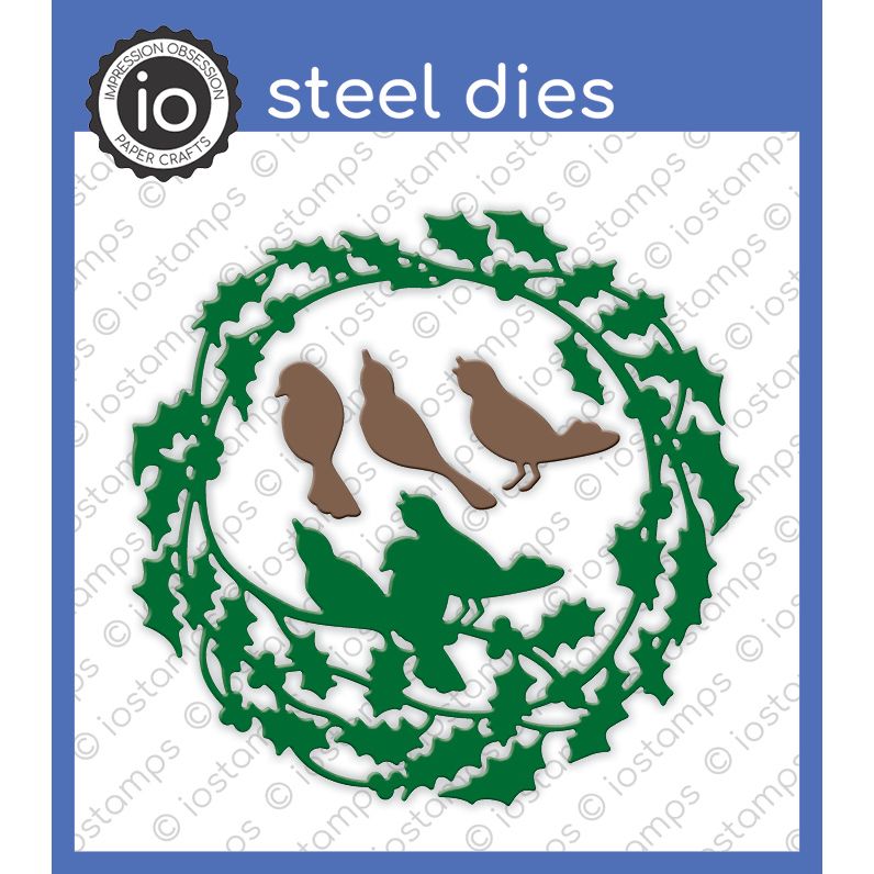 Impression Obsession - Dies - Holly Wreath