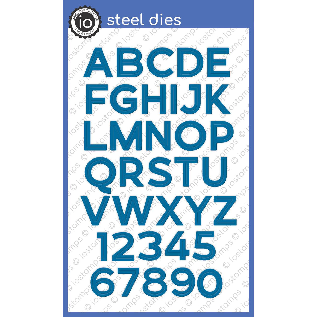 Impression Obsession - Dies - DIE1231-UU Block Alphabet