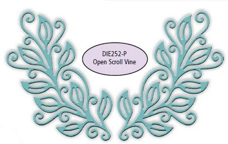 Impression Obsession - Dies - Open Scroll Vine