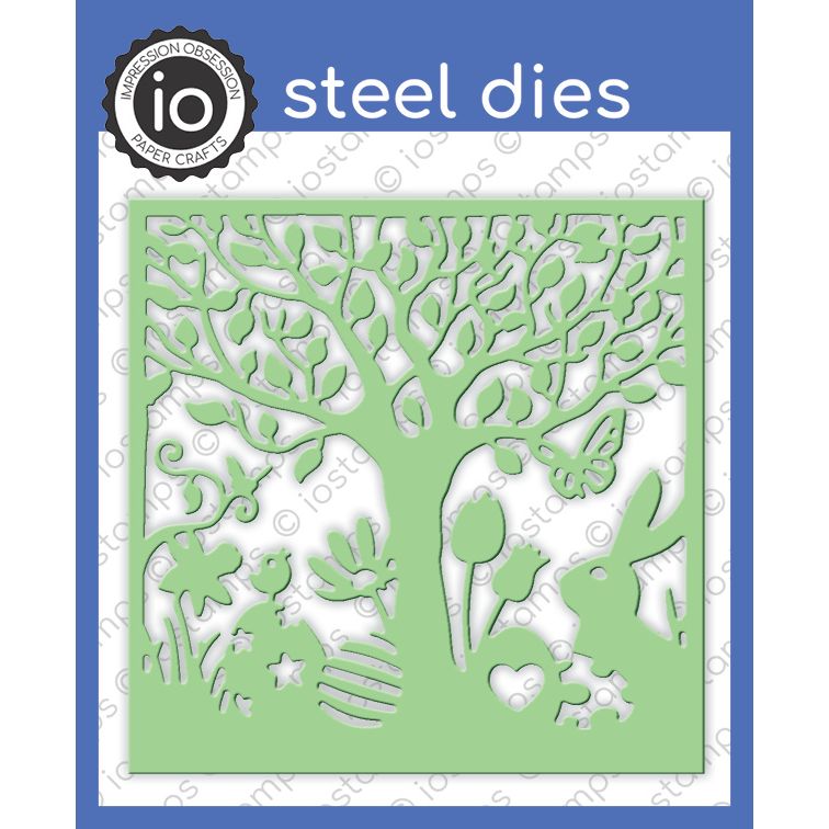 Impression Obsession - Dies - Easter Cutout Square