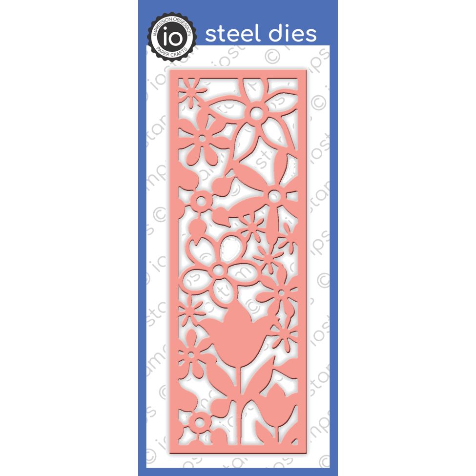 Impression Obsession - Dies - Floral Panel Cutout