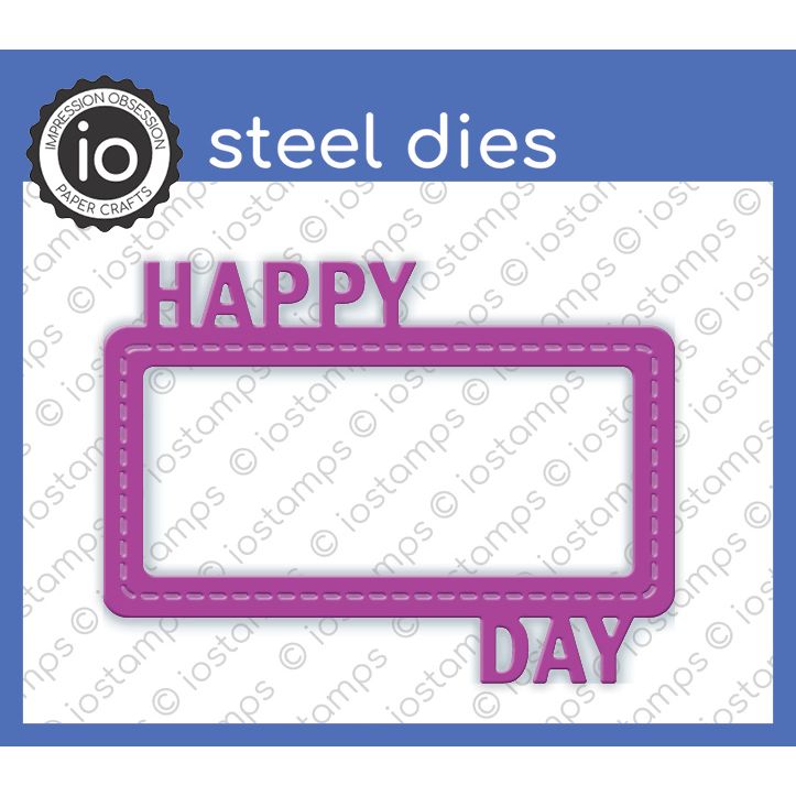 Impression Obsession - Dies - Happy Day Frame
