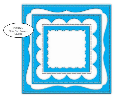 Impression Obsession - Dies - All-In-One Frames - Squares