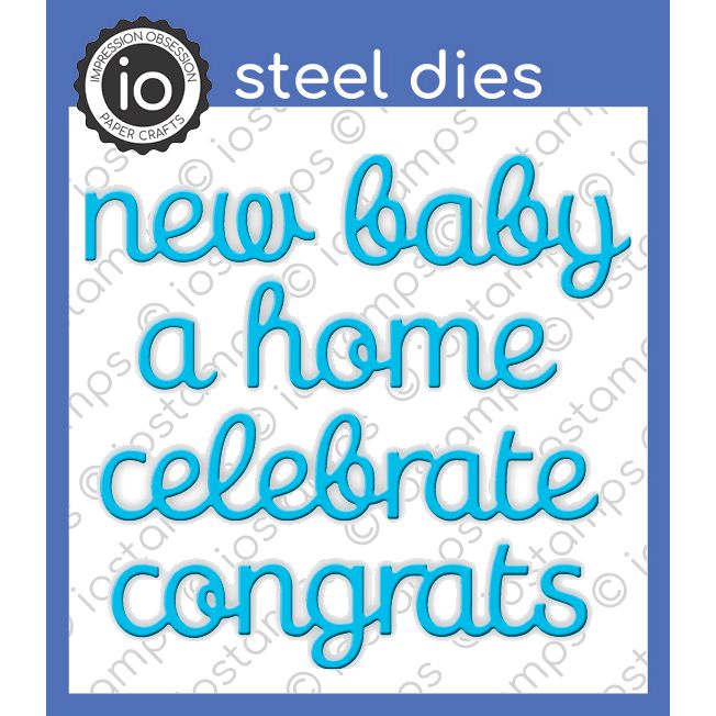 Impression Obsession - Dies - Congrats Word Set