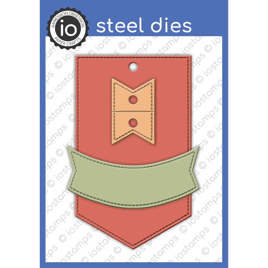 Impression Obsession - Dies - Stitch Tag #2