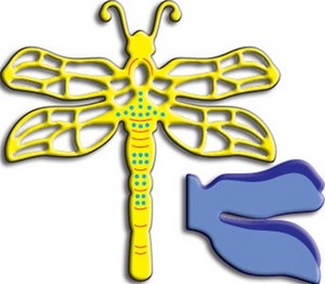 Cheery Lynn Designs - Dragonfly Large w/ Angel Wing