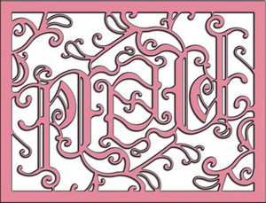 Cheery Lynn Designs - Lace Peace Frame