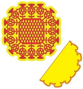 Cheery Lynn Designs - Scottish Thistle Doily