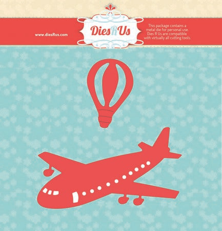 Dies R Us - Dies - Airplane & Hot Air Balloon