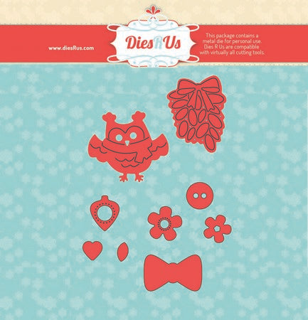 Dies R Us - Dies - Owl Set