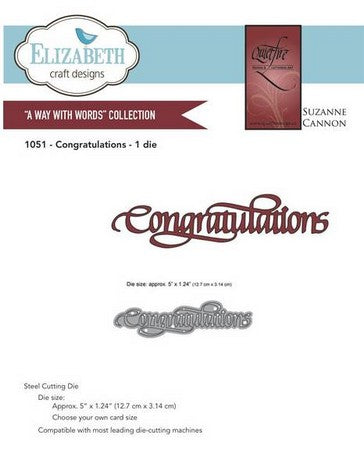 Elizabeth Craft Designs - Congratulations