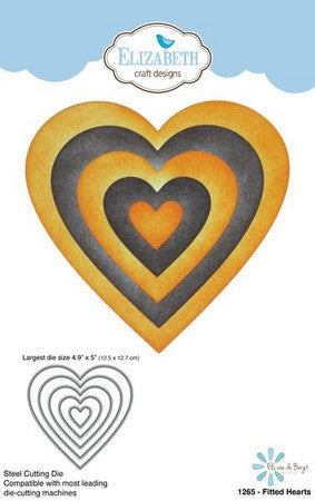 Elizabeth Craft Designs - Dies - Fitted Hearts